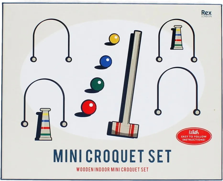 Croquet da tavolo Mini Croquet Set - Rex London