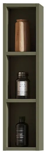 Pensile bagno Opera laccato opaco verde salvia P 17 x L 20 x H 80 cm