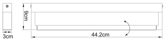 Globo 41498B - Applique a LED da bagno SUSI LED/12W/230V IP44