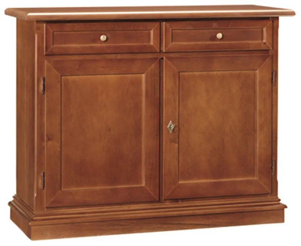 Credenza classica in legno  noce lucido 105 x 42