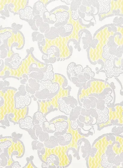 Florale Tapete Deauville von Isidore Leroy - Jaune