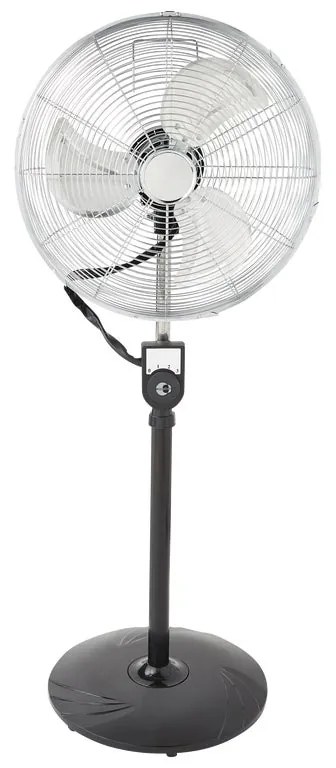 Ventilatore da appoggio EQUATION Curl silver 45 W Ø 40 cm