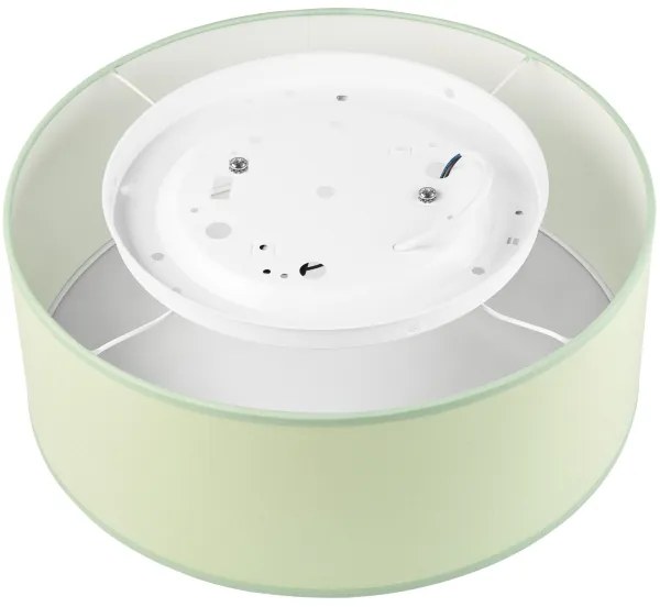 Plafoniera SIRJA PASTEL DOUBLE 2xE27/15W/230V diametro 35 cm verde