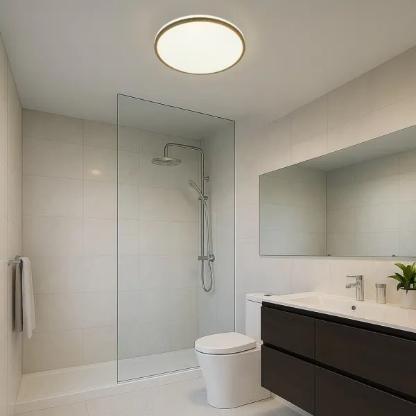 Rabalux 75058 - Plafoniera da bagno SLAVA LED/18W/230V IP44 Ø 34 cm