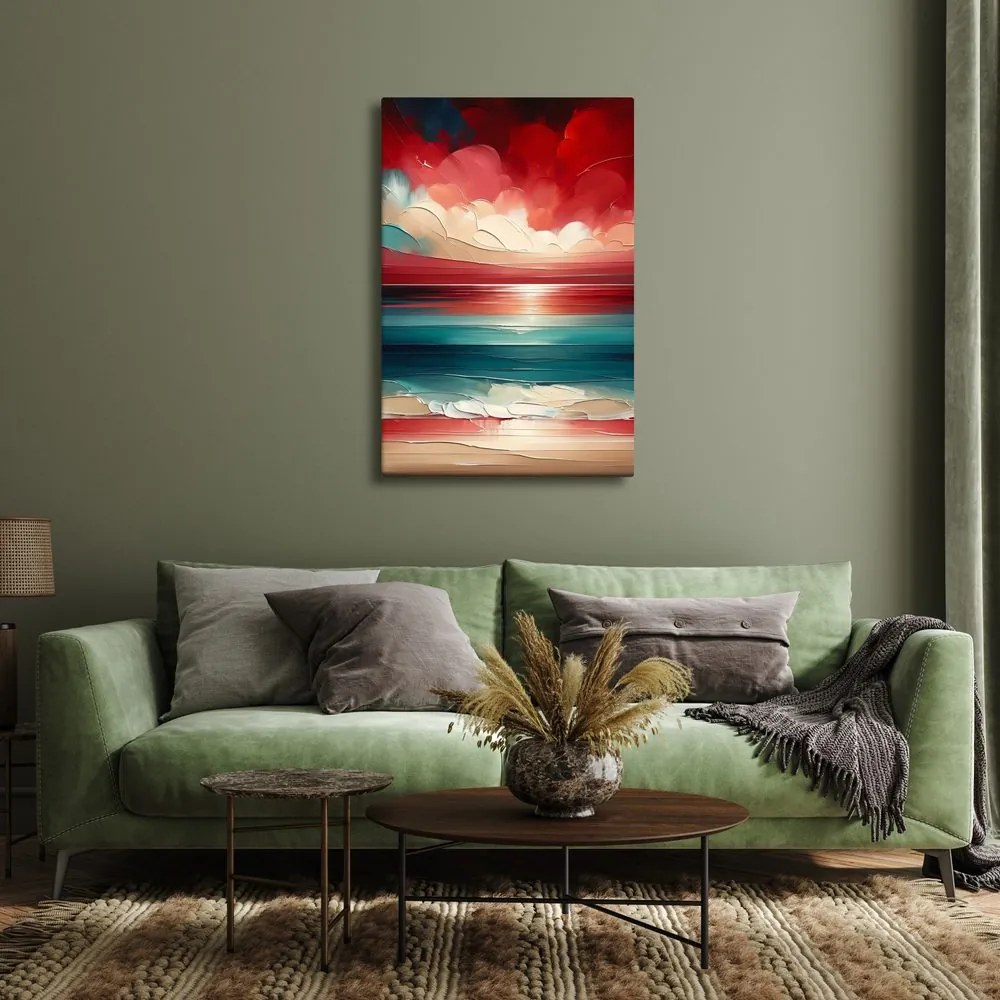 Quadro su tela – Mare nei colori del crepuscolo