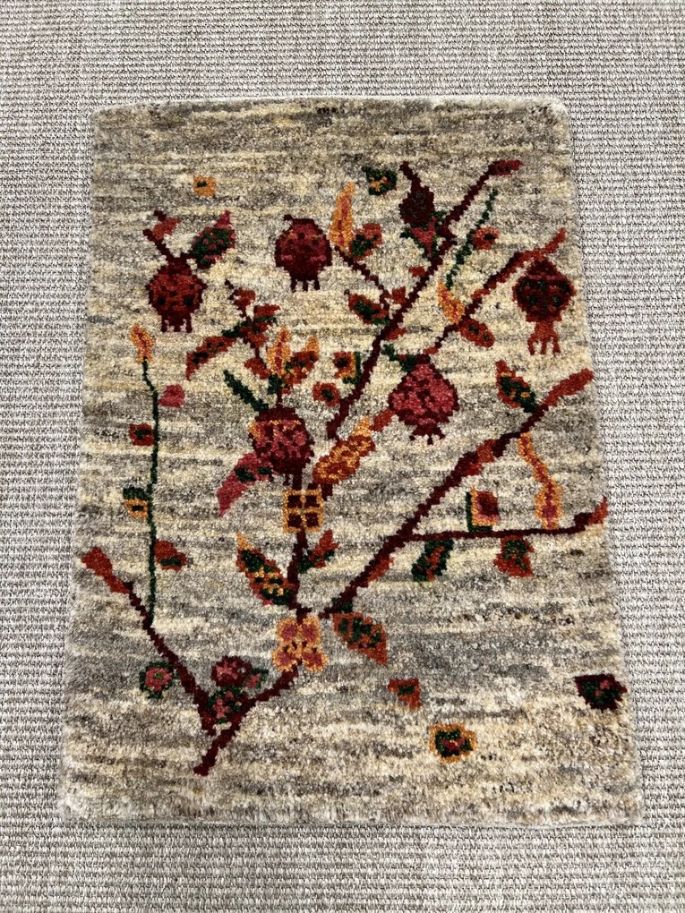 Gabbeh Tappeto persiano 60 x 40 Beige (Iran) Annodato A Mano