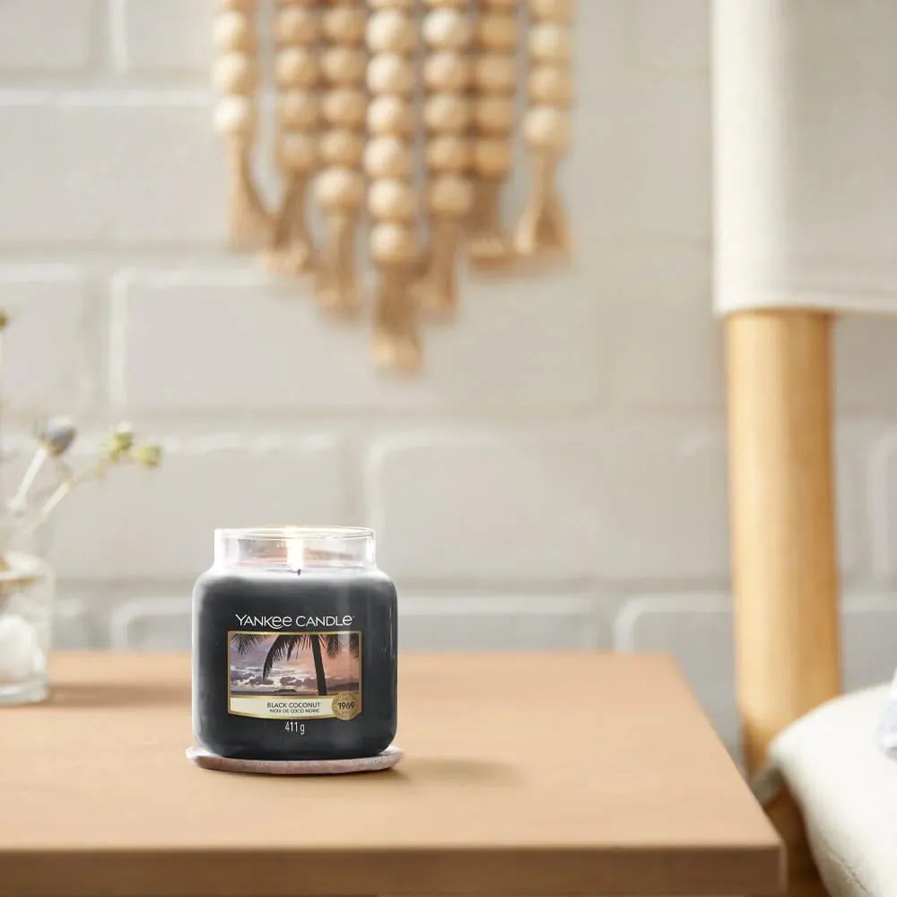 Tempo di combustione della candela profumata 65 h Black Coconut - Yankee Candle
