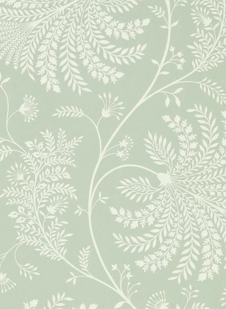 Tapete Mapperton von Sanderson - Sage/ Cream