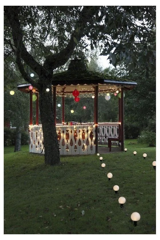 Lanterna solare LED bianca da esterno, ø 20 cm - Star Trading