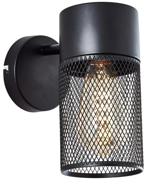 Brilliant - Faretto da parete KAMOLO 1xE27/40W/230V nero