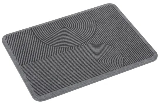 WENKO 54955100 - Tappetino assorbente DAMON 40x30 cm diatomite/grigio