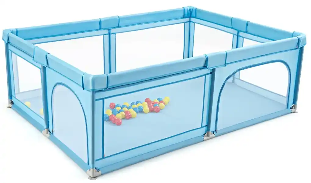 COSTWAY Box Recinto per Bambini Recinto di Gioco, Parco Giochi per