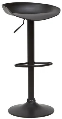 Sgabelli da bar design regolabili neri (set di 2) PEBBLE