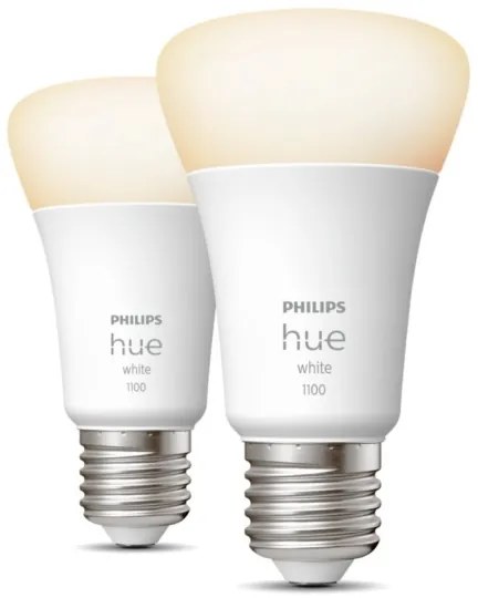 SET 2xLED Lampadina Dimmerabile Philips Hue WHITE E27/9,5W/230V 2700K
