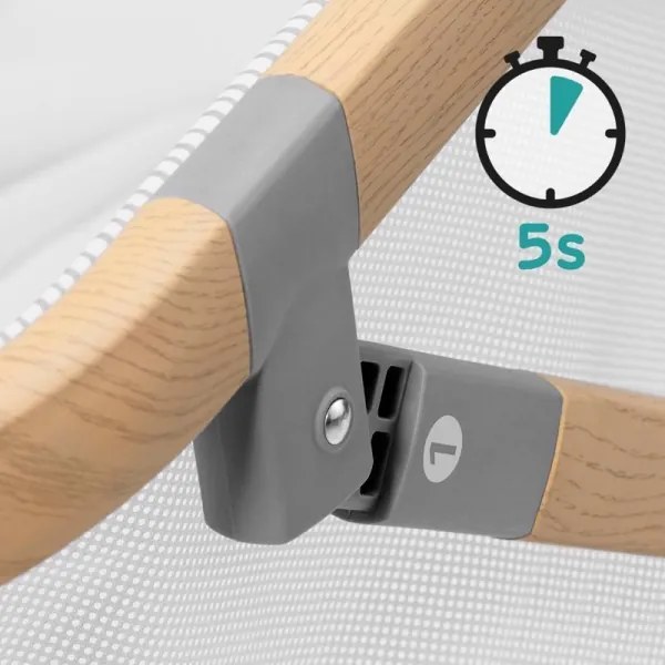 KINDERKRAFT - Culla da viaggio 4in1 SOFI grigio