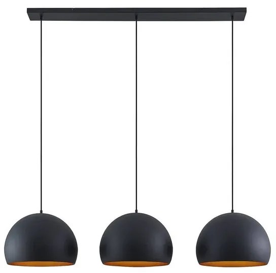 Tarjei Lampada a Sospensione L146 Black/Gold - Lindby