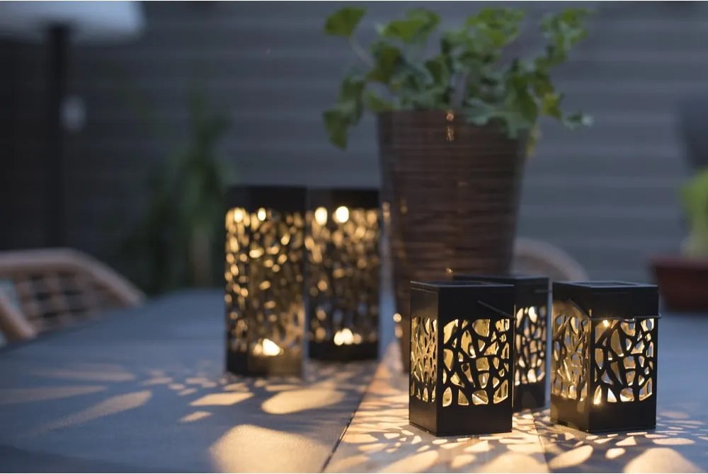 Set di 3 lanterne solari LED appese, altezza 11 cm Izola - Star Trading