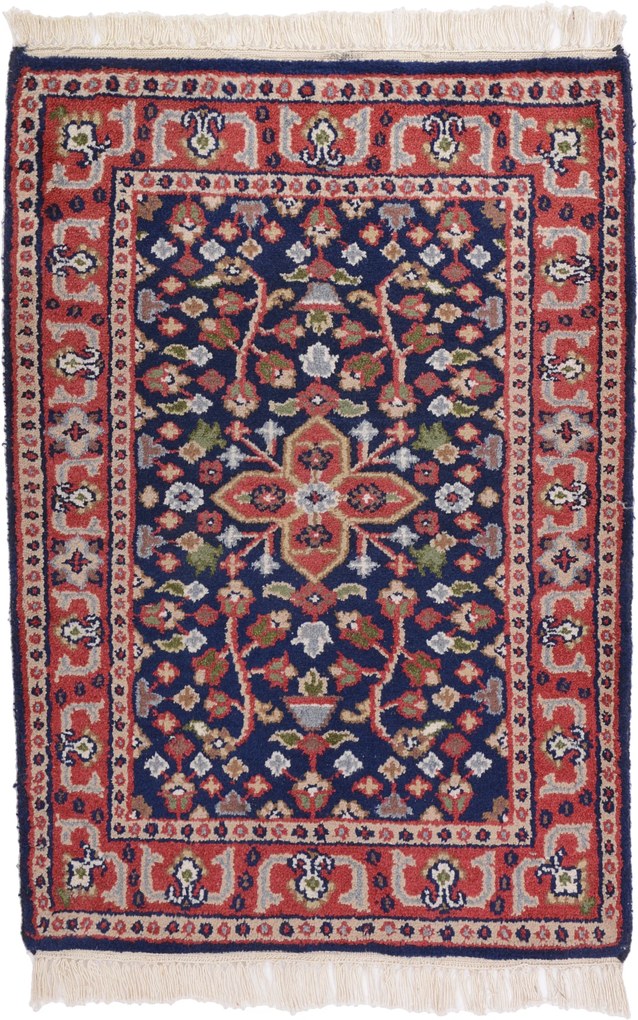 Persian Tappeto 60 x 90 (Indian) Annodato A Mano