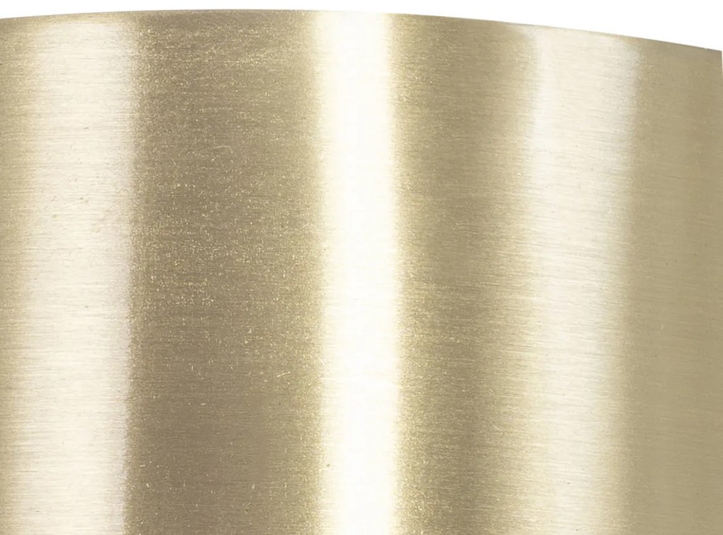 Plafoniera intelligente in ottone con vetro fumé incl. Wifi A60 - Stiklo