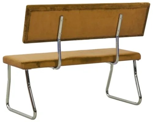 Panca 110 cm in Velluto Marrone
