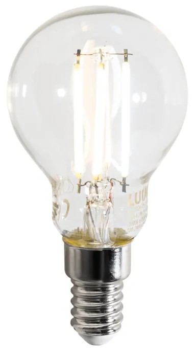 Faretto da soffitto smart nero con oro e vetro fumé 4 luci incl. 4 Wifi P45 - Zuzanna