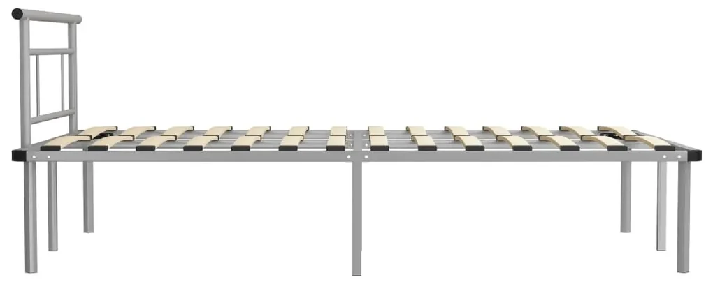 Giroletto grigio in metallo 120x200 cm