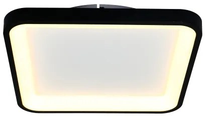 Brilagi - Plafoniera dimmerabile LED FALCON SLIM LED/50W/230V 50x50 cm nera+telecomando