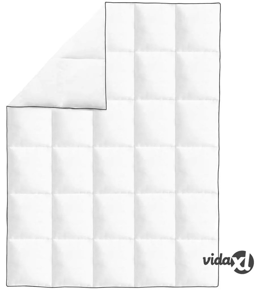 vidaXL Piumone Invernale Piuma Anatra 140x200 cm