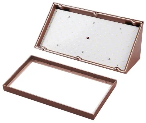 Brilagi - Applique da esterno LED TRIANGLE LED/20W/230V marrone IP65