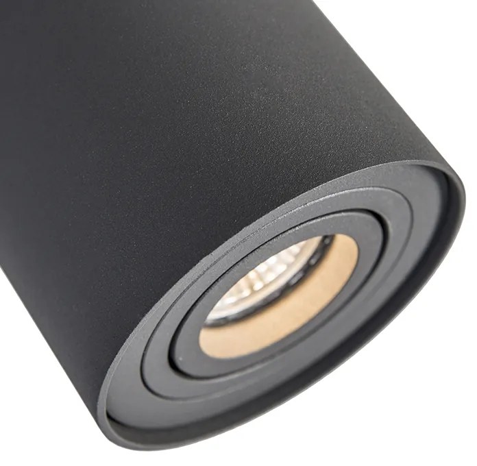 Faretto orientabile e girevole grigio scuro - Rondoo up