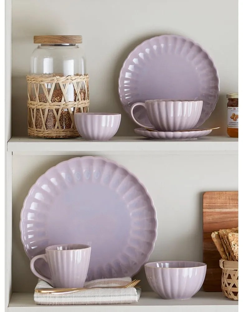 Tazzina per cappuccino rosa chiaro in gres 220 ml Latina – Bloomingville