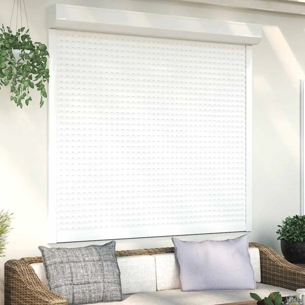 Tapparella Avvolgibile İn Alluminio 160x150 Cm Bianca /