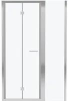 Porta doccia prodotto senza tipo di apertura Record  40 cm, H 195 cm in vetro, spessore 6 mm satinato silver