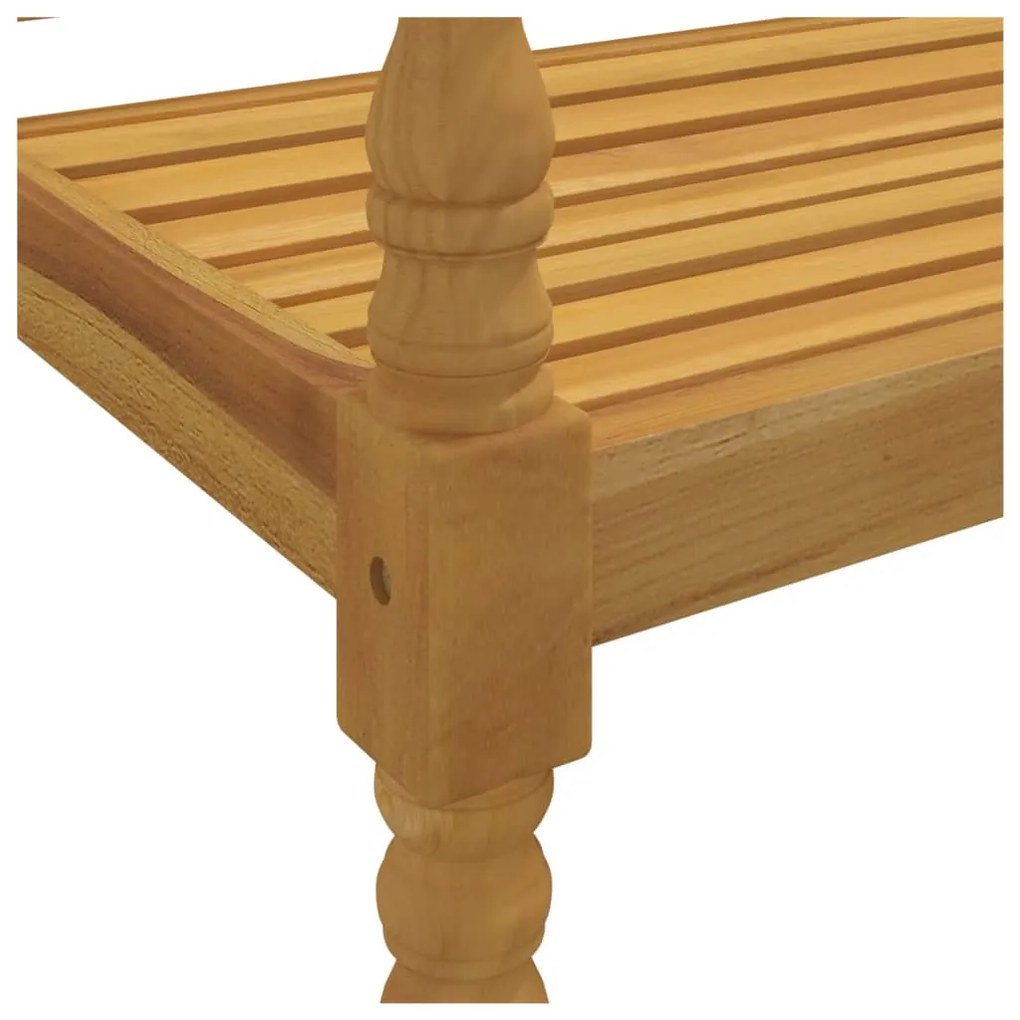 Panchina Batavia 150 cm in Legno Massello di Teak