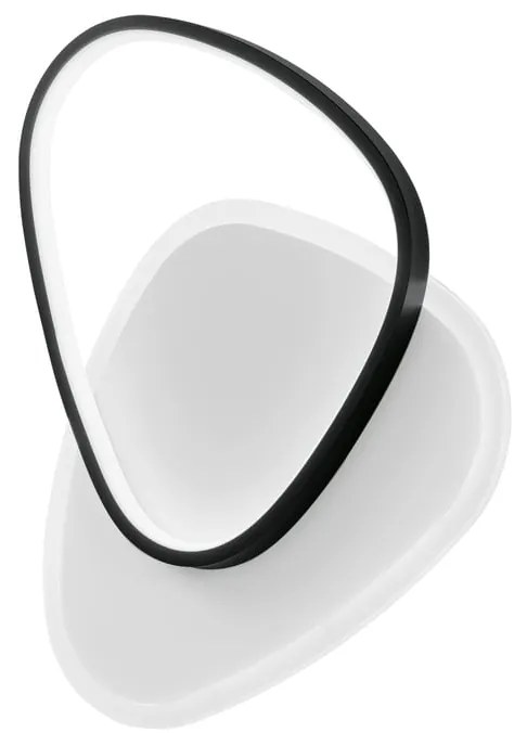 Plafoniera LED Ayrton Ø 42 cm nero IP20, 4600 lumen LUCE AMBIENTE DESIGN