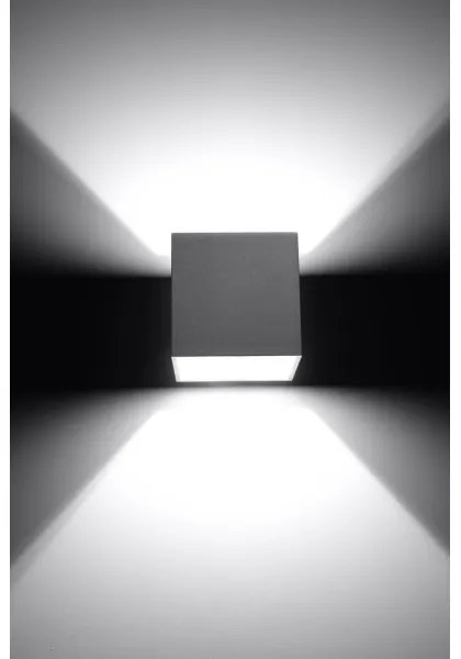 Sollux SL.0058 - Applique QUAD 1 1xG9/8W/230V grigio