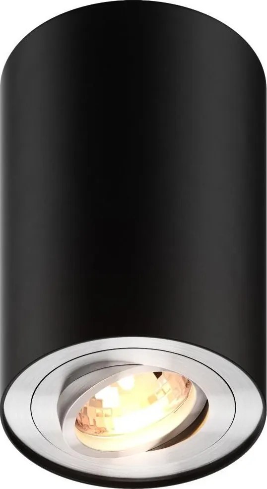 Zuma Line 89201-N - Faretto LED RGBW dimmerabile RONDOO 1xGU10/6W/230V nero + telecomando