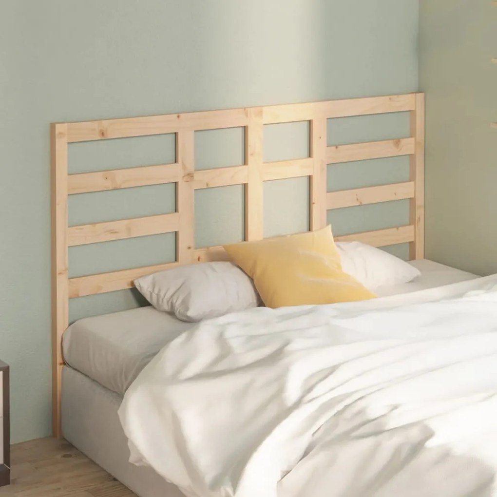 Testiera Per Letto 126x4x104 Cm İn Legno Massello Di Pino /