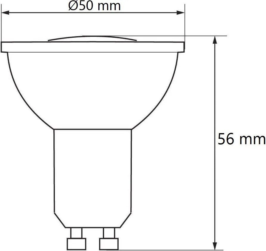 Lampadina LED GU10 75W Angolo 120° - LEDISENS