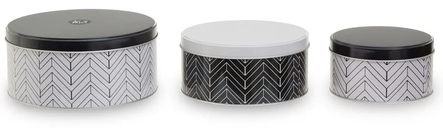 Vasetti in metallo per alimenti in set da 3 Urban - Premier Housewares