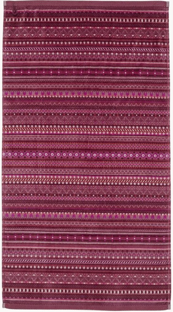 Asciugamano in velluto e spugna Geometric Print
