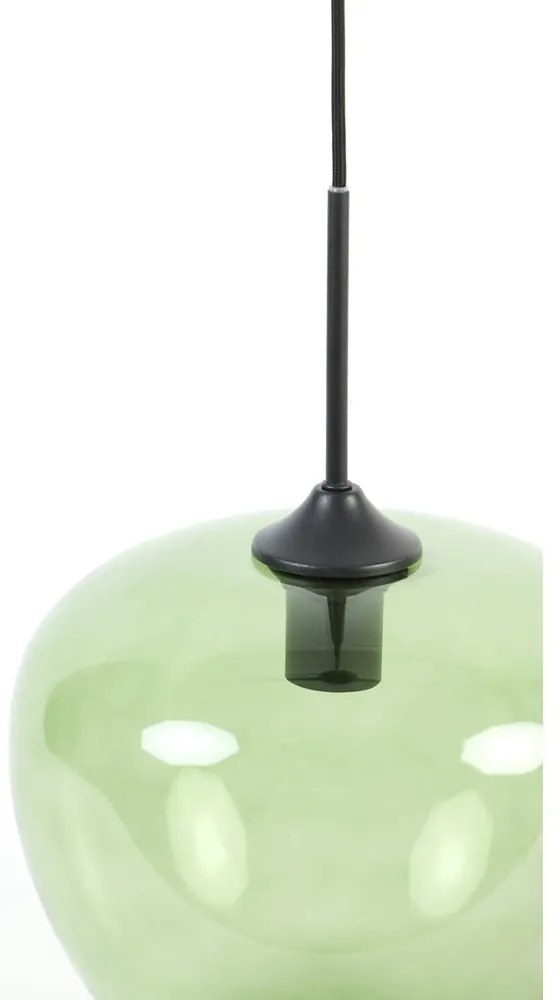 Lampada da soffitto verde con paralume in vetro ø 30 cm Mayson - Light &amp; Living