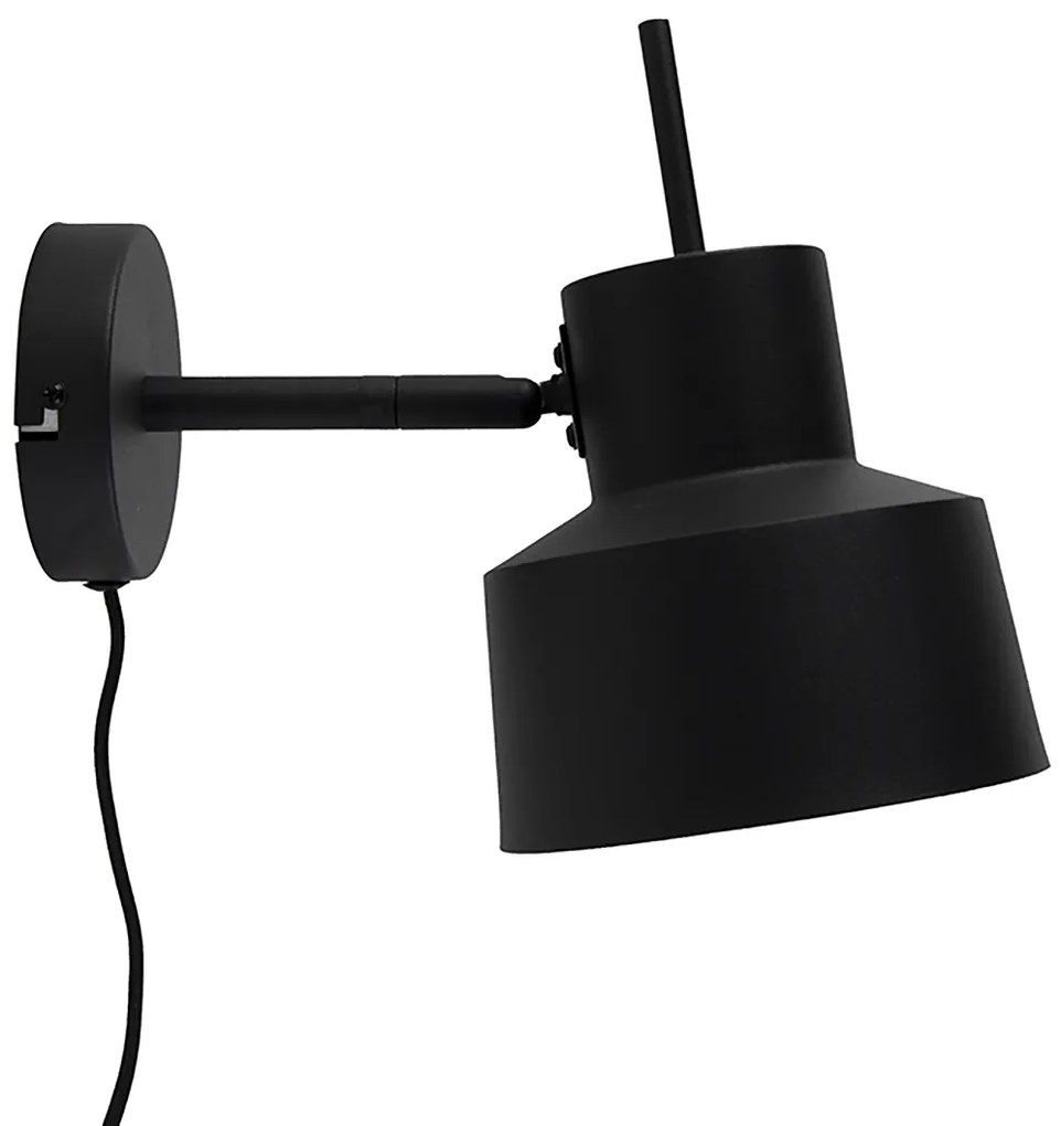 Lampada da parete Smart nera incl. Wifi A60 - Chappie