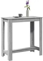 Tavolo da Bar Grigio Sonoma 102x50x103,5cm in Legno Multistrato 854414