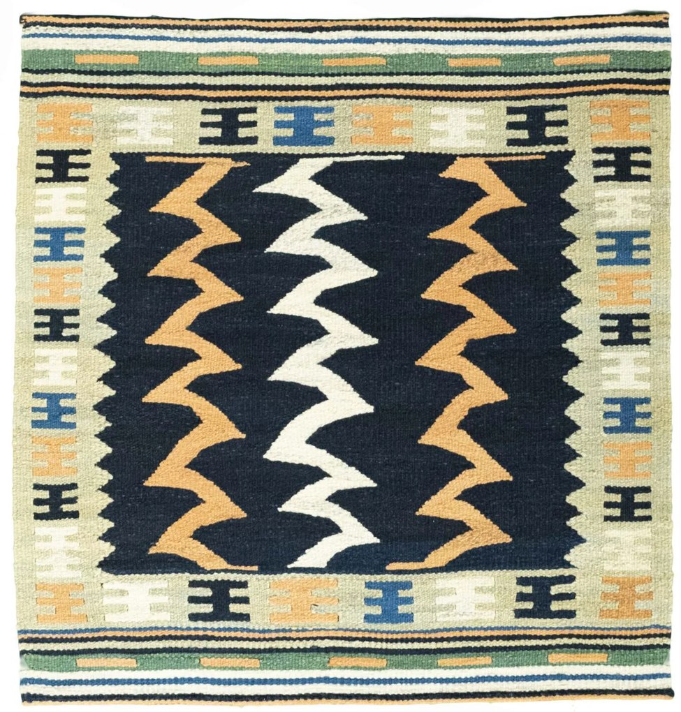 Kilim Tappeto 100 x 100 (Iran) Tessuto A Mano