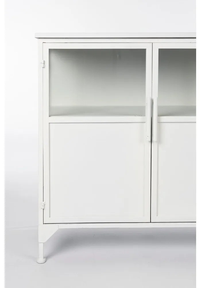 Vetrina in metallo bianco 35x80 cm Miya - White Label