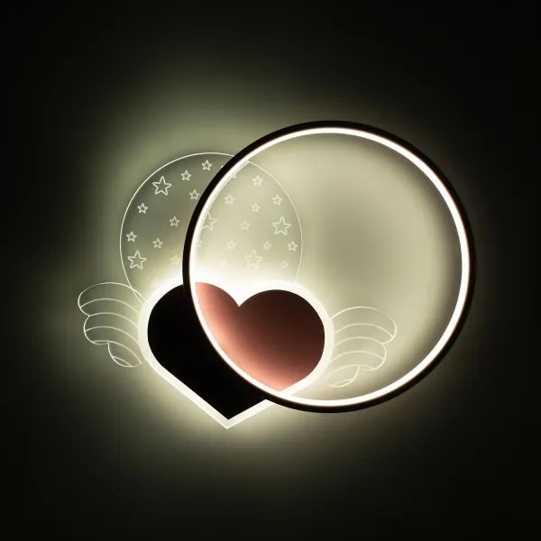 Brilagi - Plafoniera per bambini LOVE LED/48W/230V 3000/4500/6000K rosa