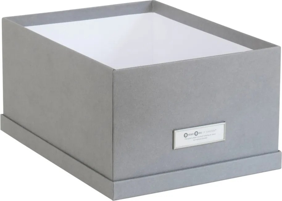 Set di 3 scatole portaoggetti grigie Inge - Bigso Box of Sweden