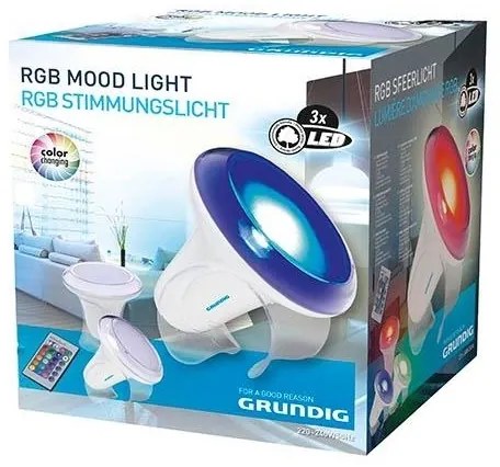 Grundig - Lampada da tavolo LED RGB dimmerabile LED/1W/230V + telecomando