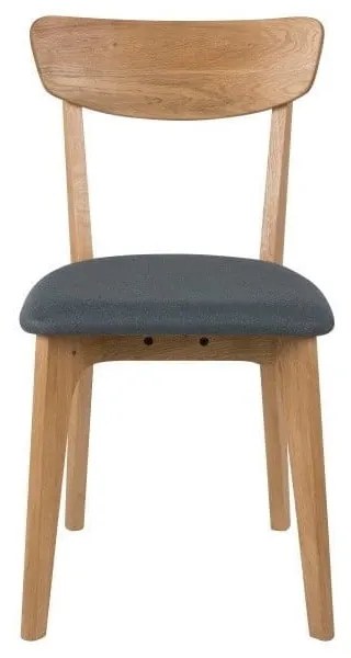 Sedie da pranzo in set grigie/di colore naturale in imbottito 2 pz Taxi – Actona